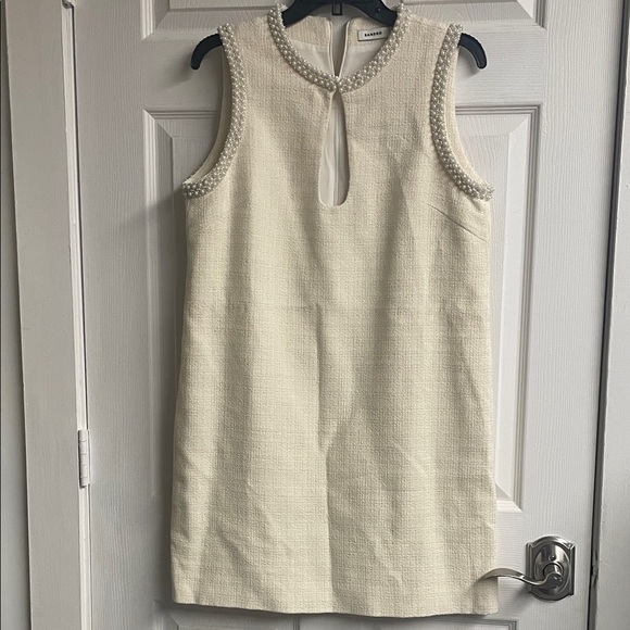 Morane Embellished Tweed Dress